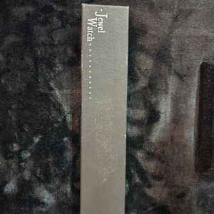 Gray Jewel Watch Box With Watch..